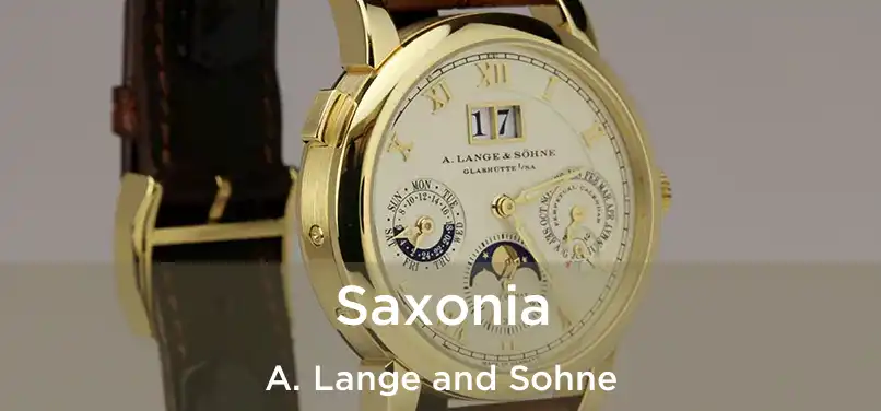  Saxonia A. Lange and Sohne
